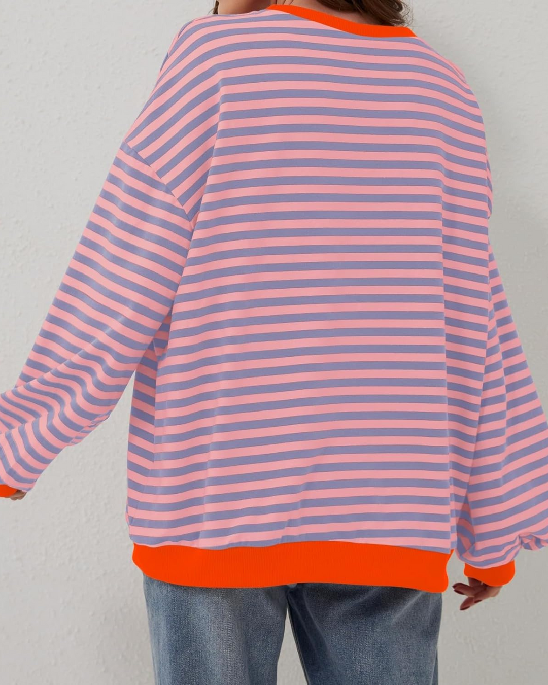 Loua™ | Oversized Striped Pullover