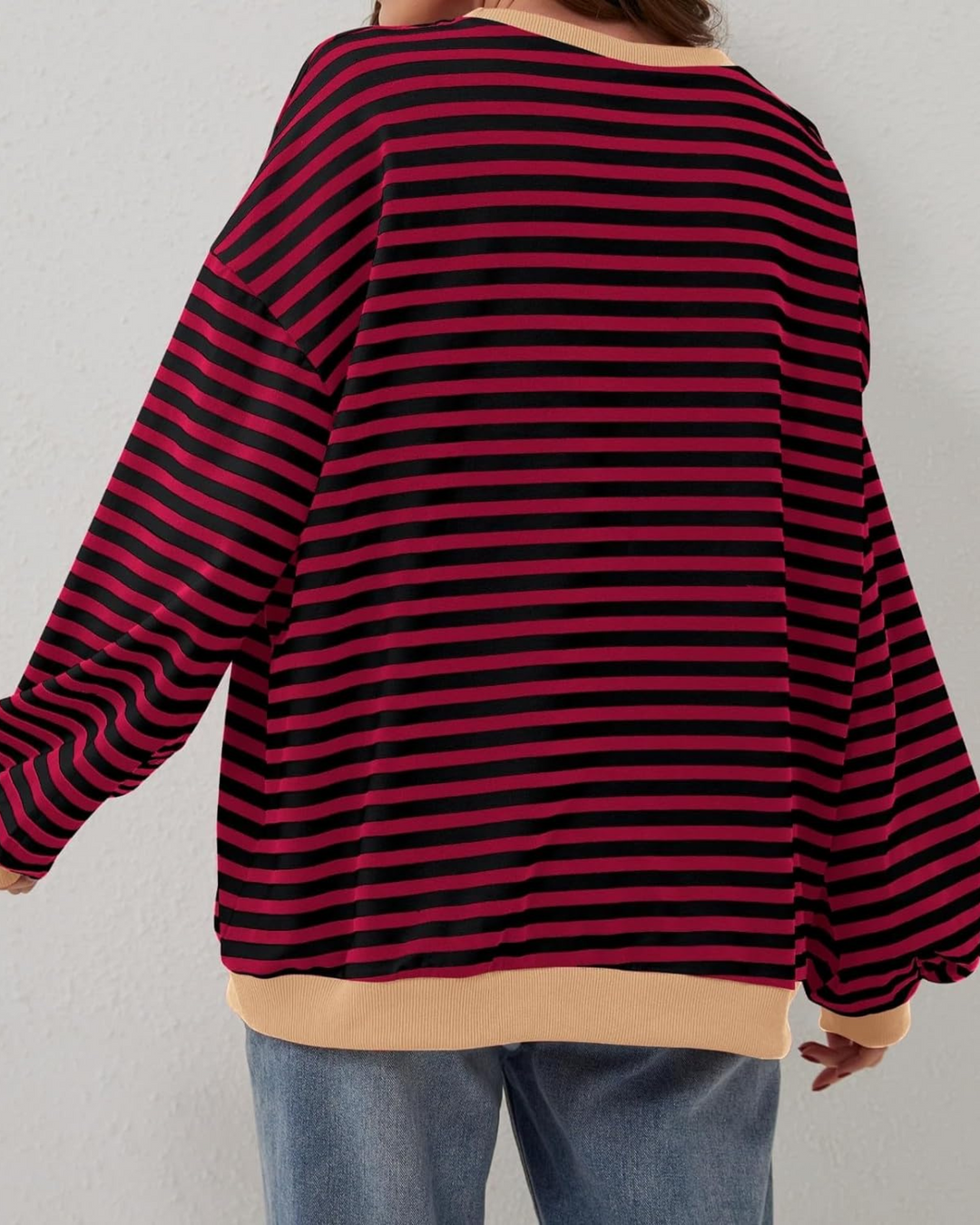 Loua™ | Oversized Striped Pullover