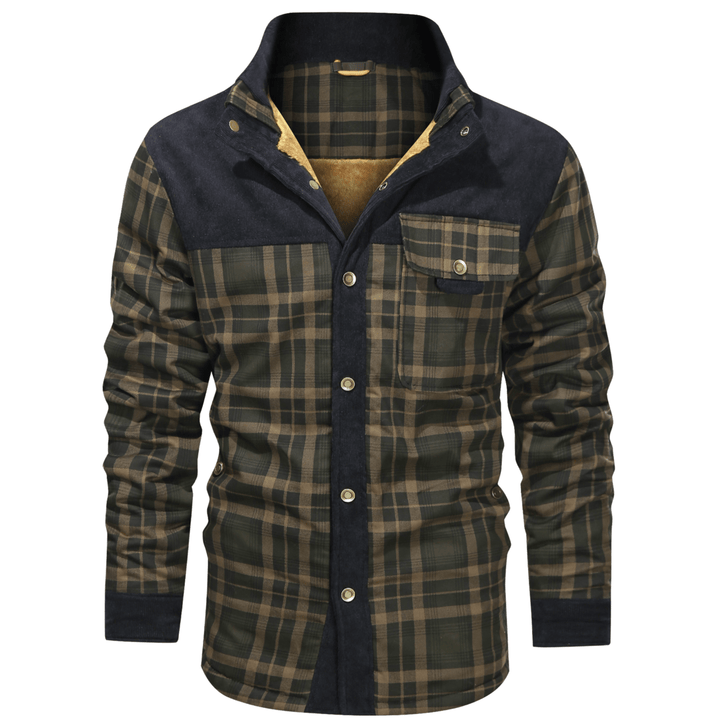 Manfred | Warme Gestreifte Flanelljacke