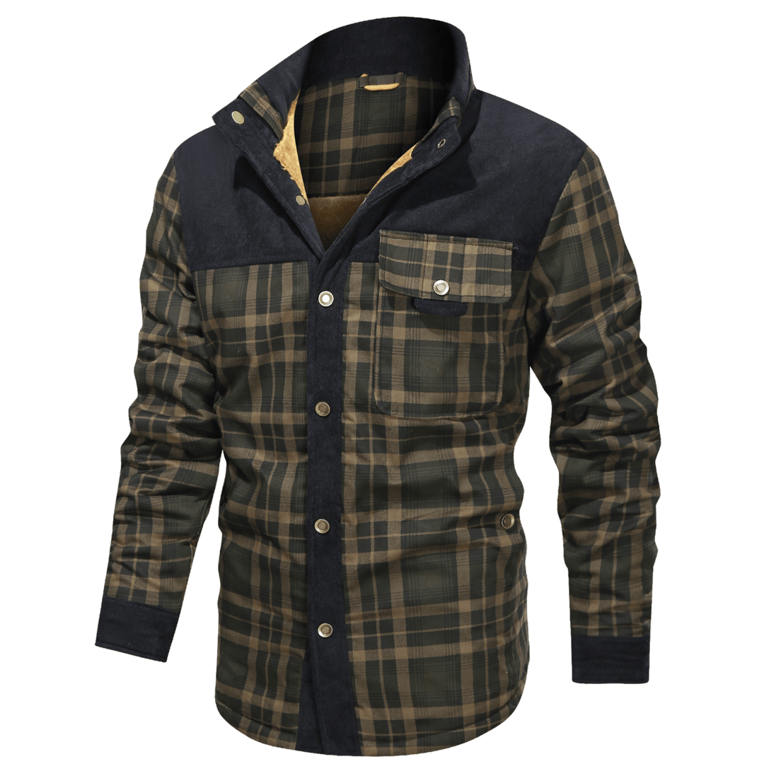 Manfred | Warme Gestreifte Flanelljacke