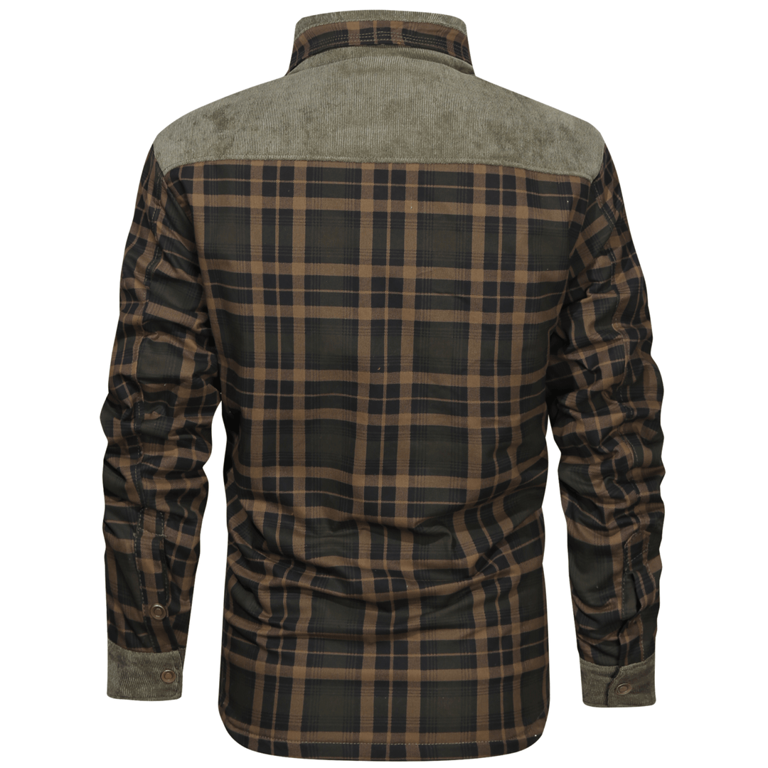 Manfred | Warme Gestreifte Flanelljacke