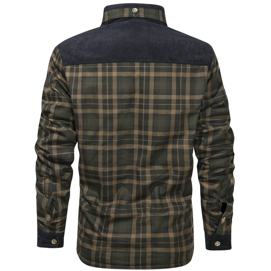 Manfred | Warme Gestreifte Flanelljacke