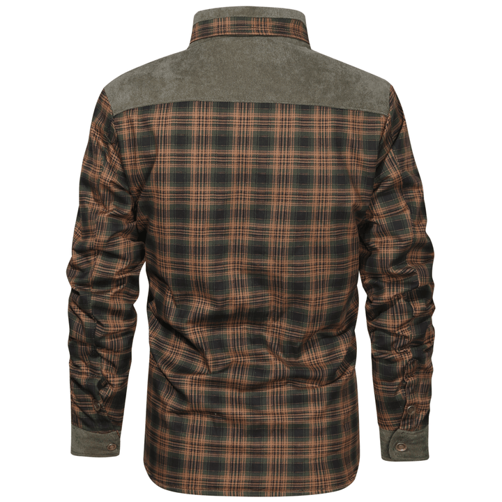 Manfred | Warme Gestreifte Flanelljacke