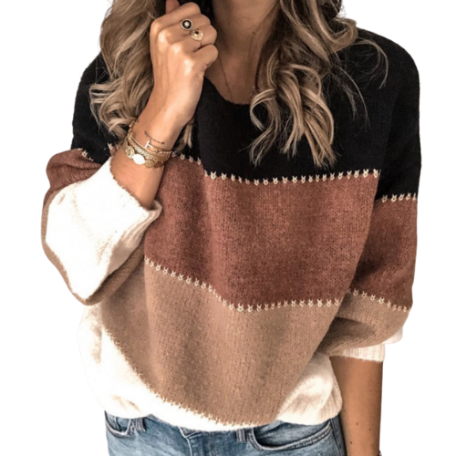 Vanessa™ | Warmer gestreifter Pullover