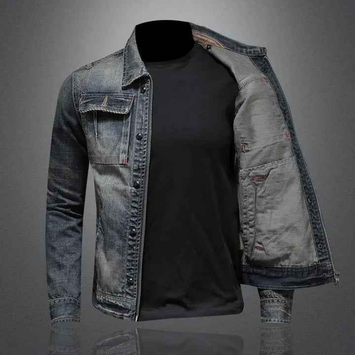 Cary | Retro Denim Jacket