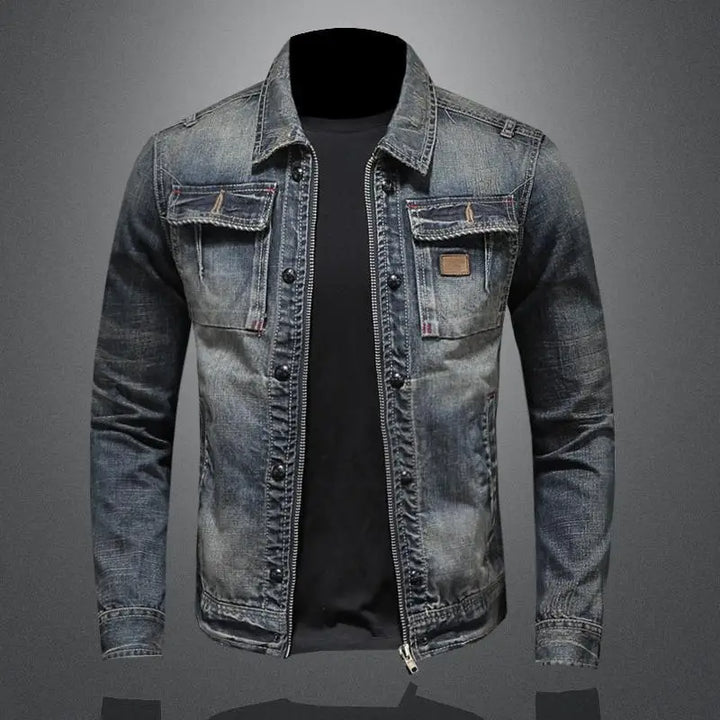 Cary | Retro Denim Jacket