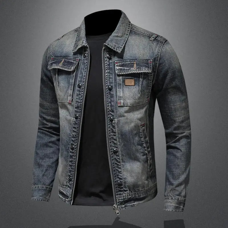 Cary | Retro Denim Jacket