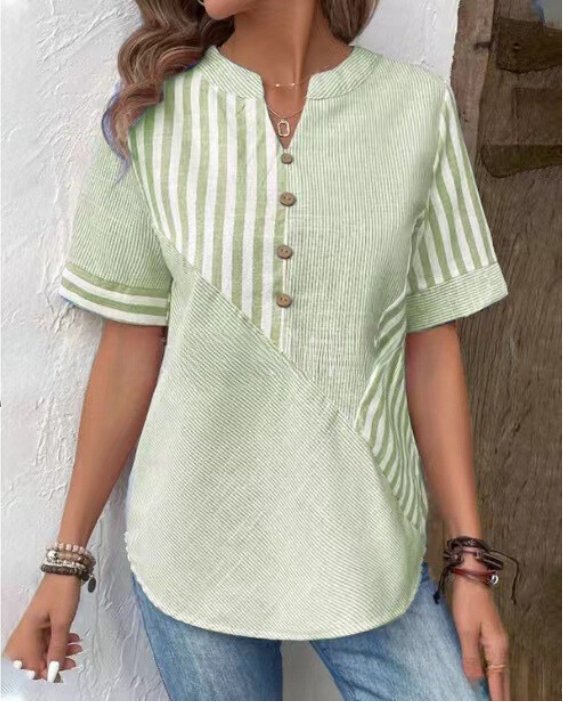 Eva™ | Elegante gestreifte Bluse